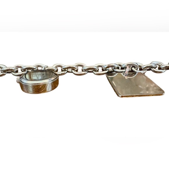 Official NFL NE Patriots Charm Bracelet w/Watch & Tag Charm - Picture 8 of 9